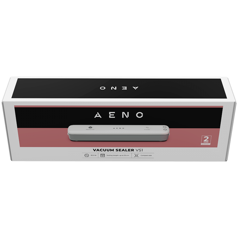 Aeno VS1 Vacuum Sealer for Food, White/Grey