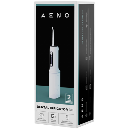 Irygator dentystyczny 100 PSI 200 ml 12 programów Aeno DI1 biały