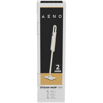 1200W Steam Mop with Aromatherapy 380ml Aeno SM1 White