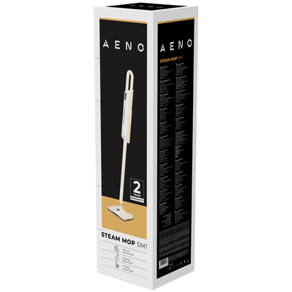 1200W Steam Mop with Aromatherapy 380ml Aeno SM1 White