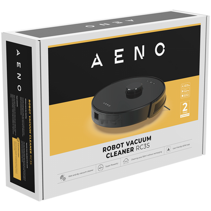 Robot sprzątający 2w1 2500Pa z mapą Aeno RC3S czarny