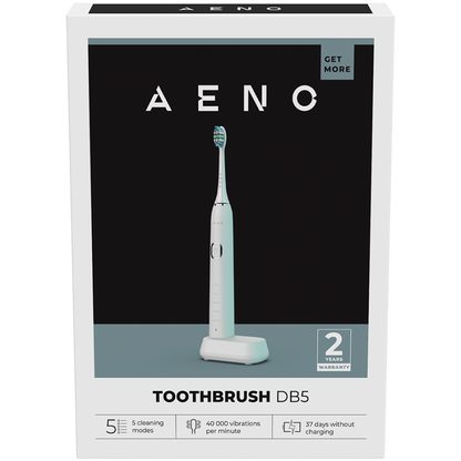 Aeno DB5 Schallzahnbürste 46000 U/min 5 Modi IPX7 weiß