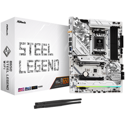 ASROCK B650 Steel Legend WiFi ATX DDR5 7200 MHz Motherboard