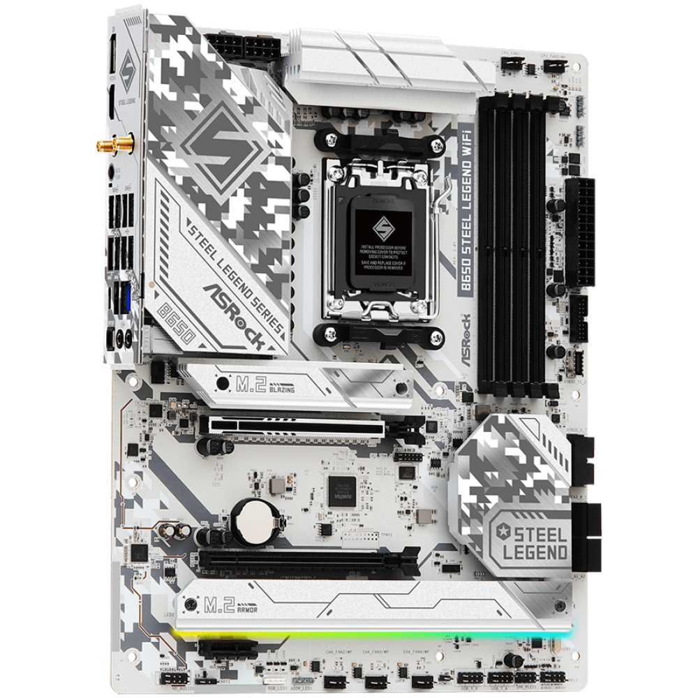 ASROCK B650 Steel Legend WiFi ATX DDR5 7200 MHz Motherboard