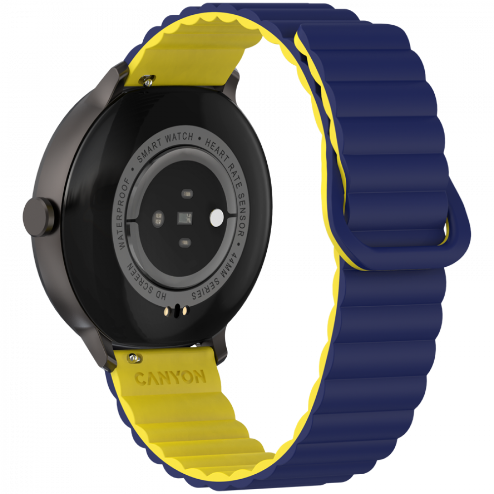 Smartwatch mit Sportfunktionen Canyon SW-69 blau-gelb