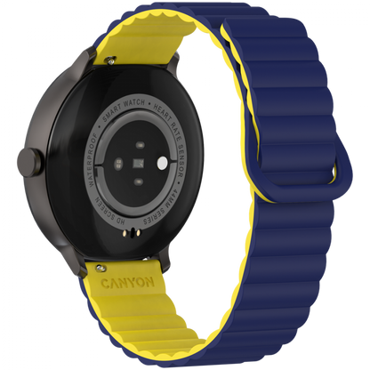 Smartwatch mit Sportfunktionen Canyon SW-69 blau-gelb