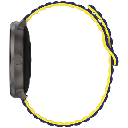 Smartwatch mit Sportfunktionen Canyon SW-69 blau-gelb