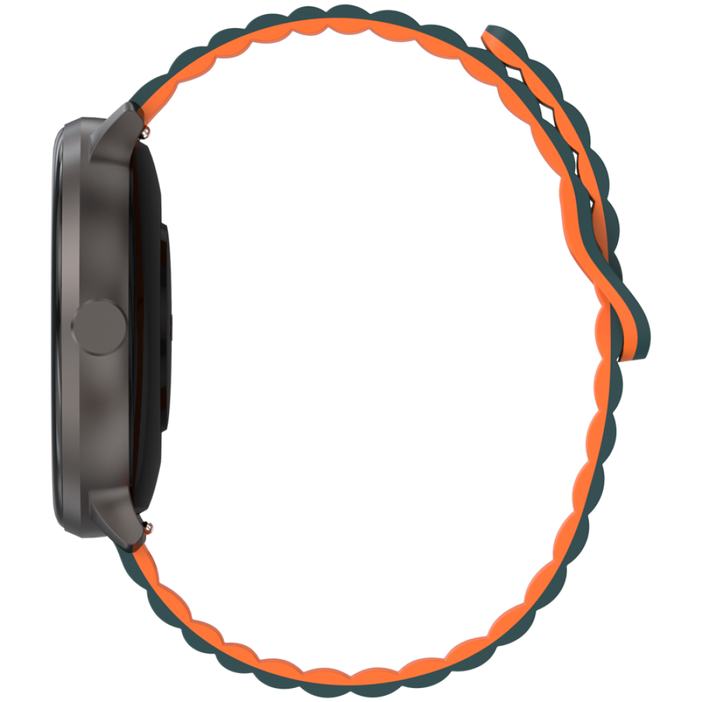 Smartwatch mit Sportfunktionen Canyon SW-69 grün-orange