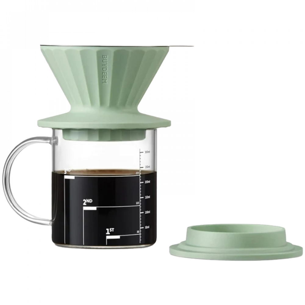 Buydeem CD1024 350 ml Green Coffee and Tea Brewing Set