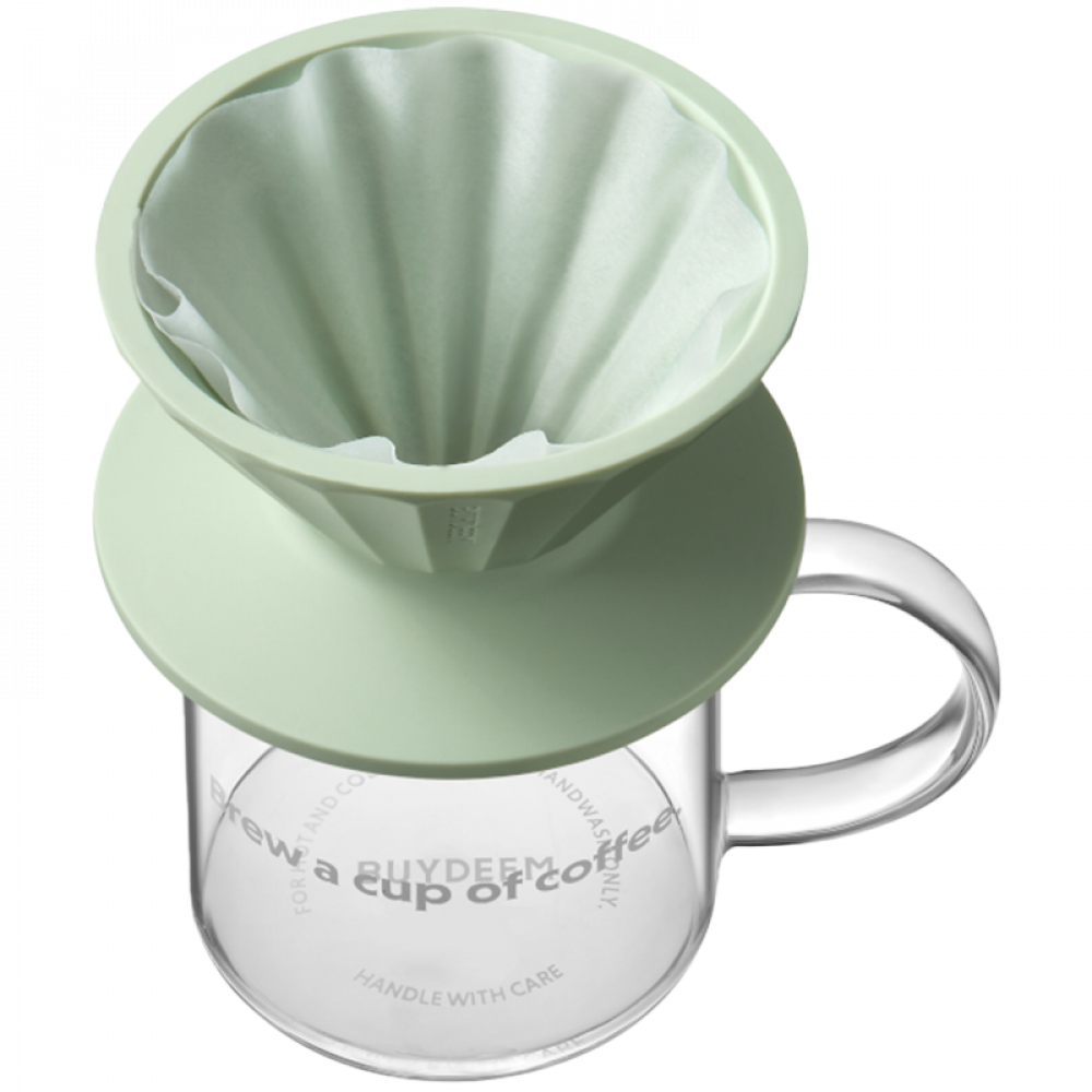 Buydeem CD1024 350 ml Green Coffee and Tea Brewing Set