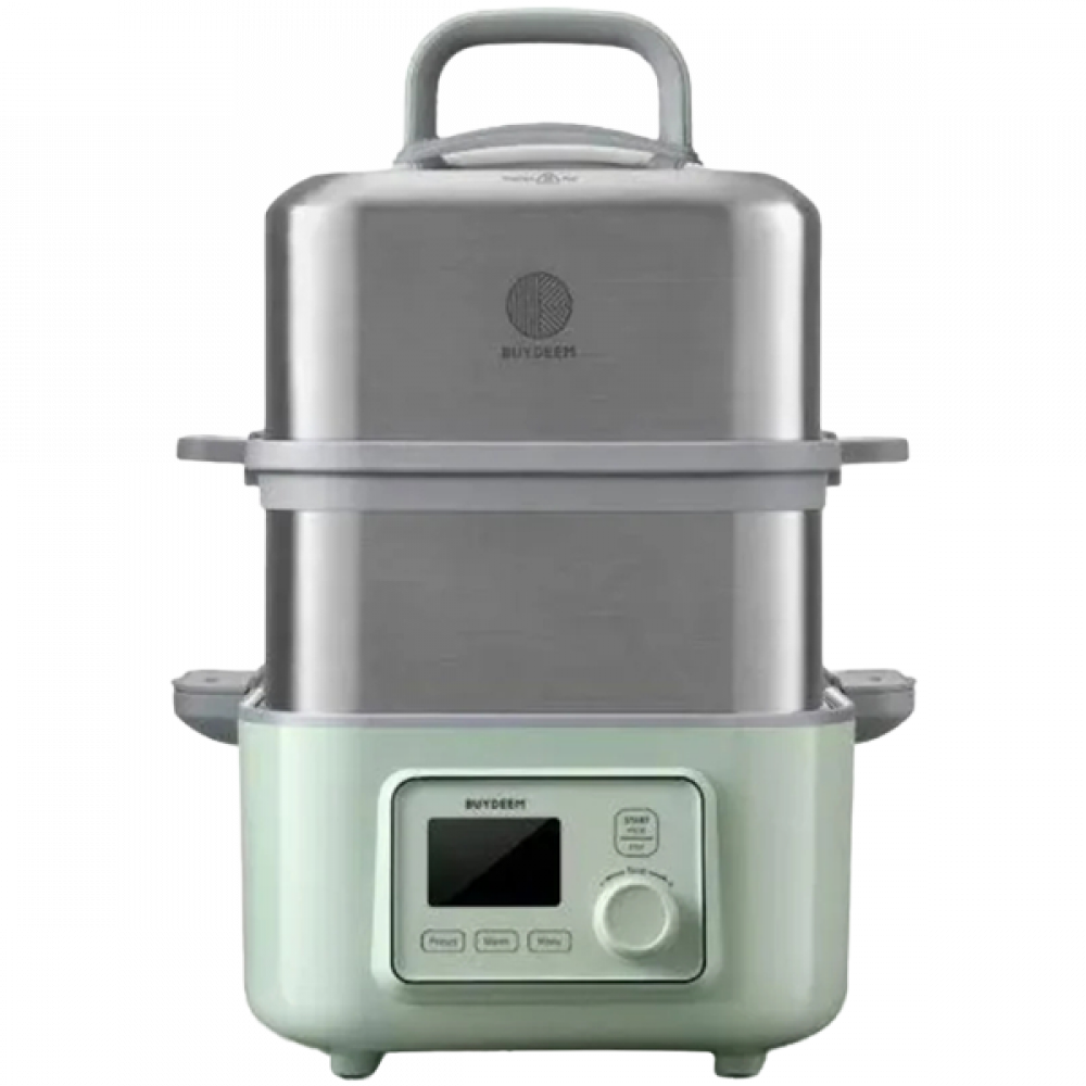 Parowar elektryczny 10L Buydeem G564+A501 zielony