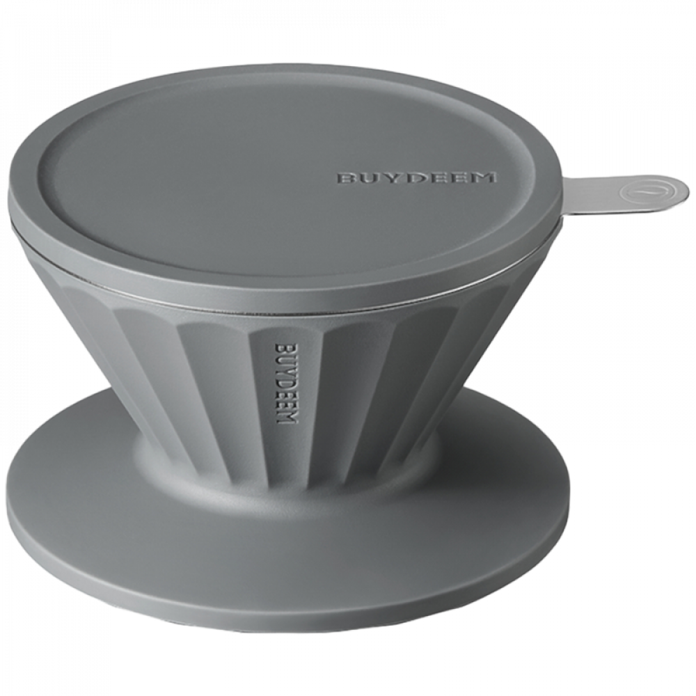 Buydeem CD1024 Aufguss-Set für Kaffee und Tee 350 ml Grau