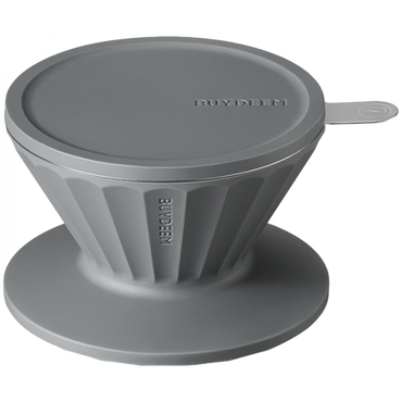 Przelewowy zestaw Buydeem CD1024 do parzenia kawy i herbaty 350 ml Szary