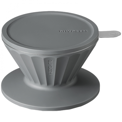 Buydeem CD1024 Aufguss-Set für Kaffee und Tee 350 ml Grau