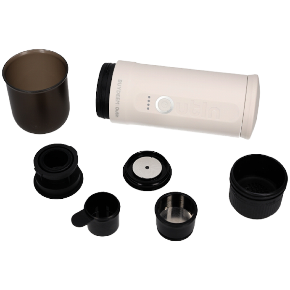 Przenośny ekspres do kawy OutIn Nano x Buydeem Perłowy Biały