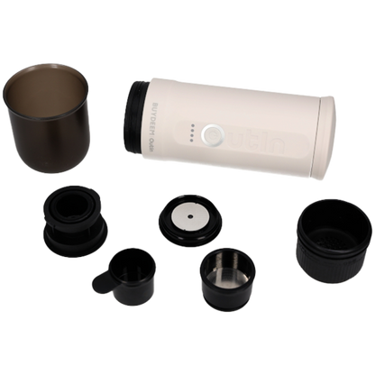 Przenośny ekspres do kawy OutIn Nano x Buydeem Perłowy Biały