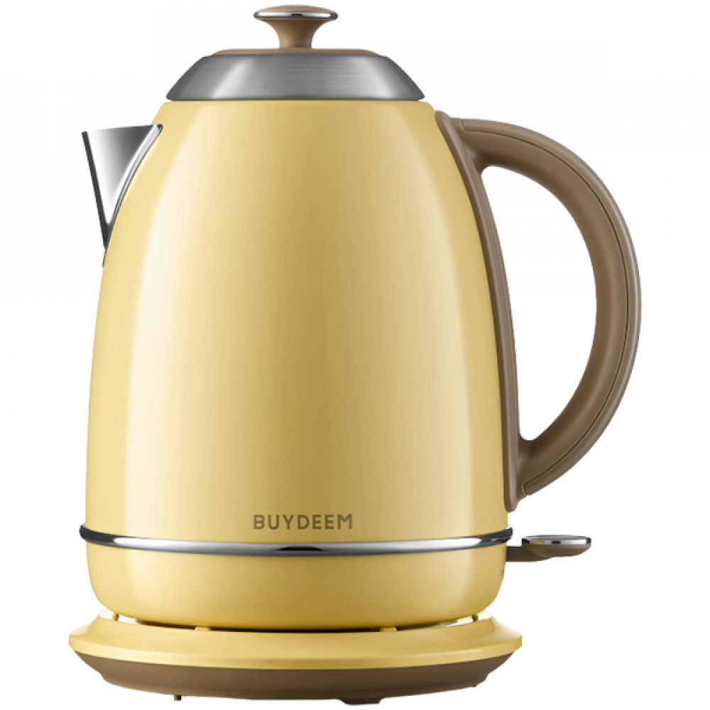 Czajnik elektryczny Buydeem K640 1,7l 2400W Retro Pastelowy Żółty