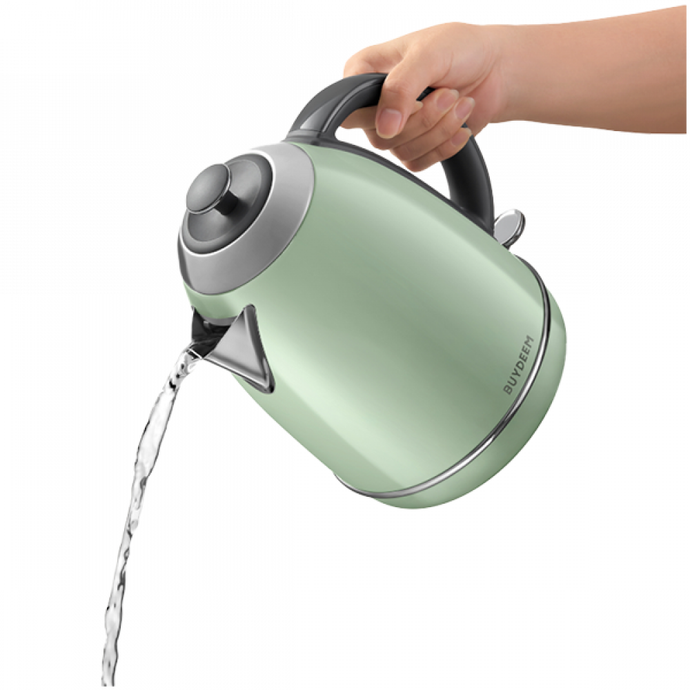 Czajnik elektryczny Buydeem K640 1,7l 2400W Retro Pastelowy Zielony