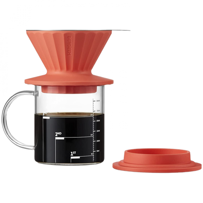 Buydeem CD1024 Kaffe- und Teezubereiter 350 ml Rot