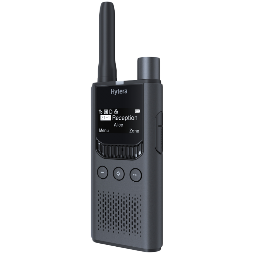 HYTERA Radio DMR/analog HYT S35 UHF 400 470 MHz 2200 mAh szare