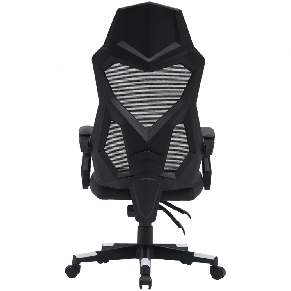 Fotel gamingowy ergonomiczny mesh Canyon MCH01 czarno-biały