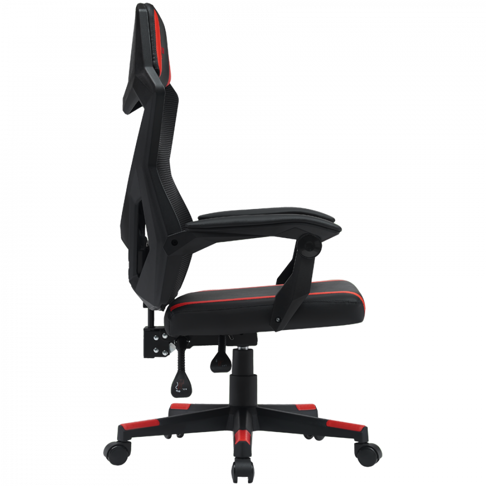 Fotel gamingowy ergonomiczny siatka mesh Canyon MCH01 czarno-czerwony