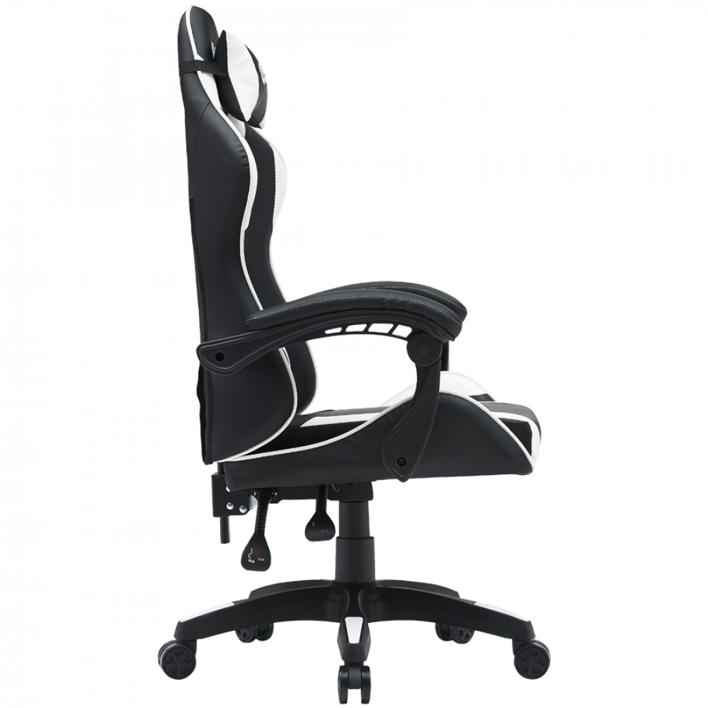 Fotel gamingowy ergonomiczny czarno-biały Canyon SGCH2 czarny-biały