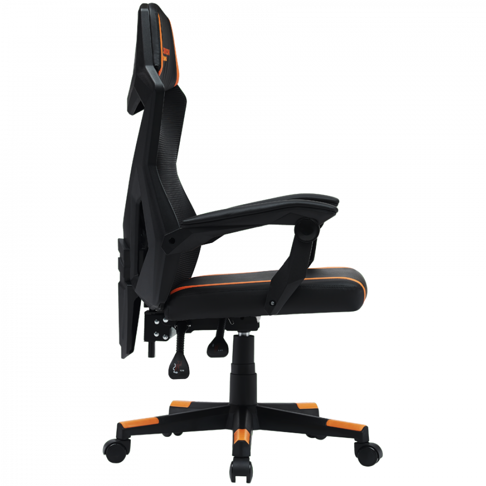 Fotel gamingowy ergonomiczny siatka mesh Canyon MCH01 pomarańczowy