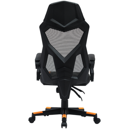 Fotel gamingowy ergonomiczny siatka mesh Canyon MCH01 pomarańczowy
