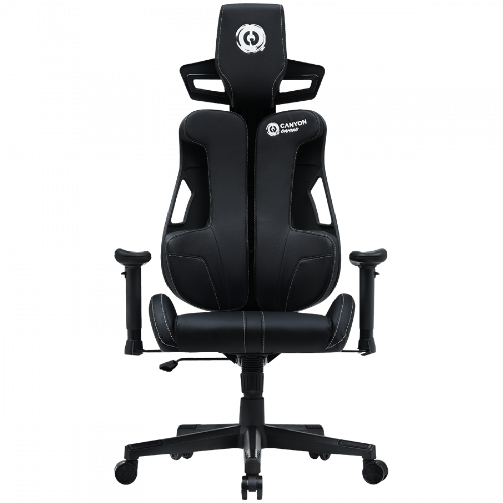 Fotel gamingowy ergonomiczny dla gracza Canyon ABCH01 czarny