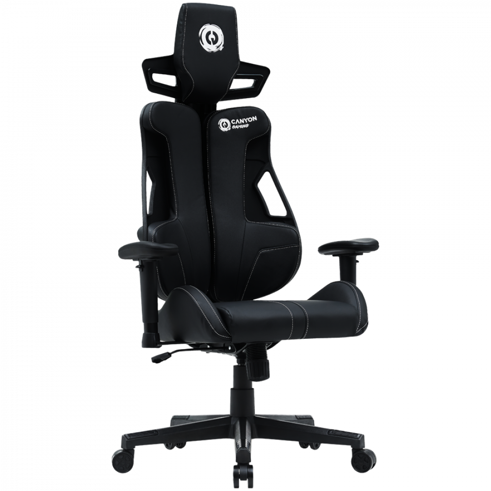 Fotel gamingowy ergonomiczny dla gracza Canyon ABCH01 czarny