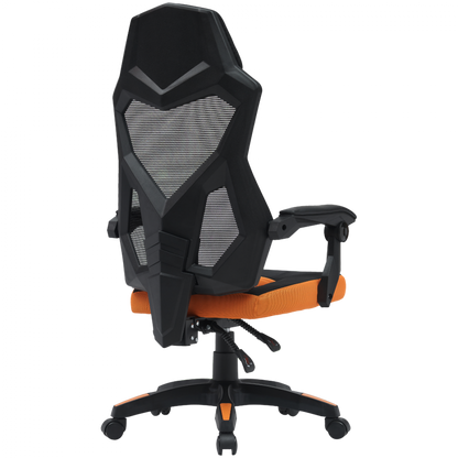 Fotel gamingowy ergonomiczny siatka mesh Canyon MCH02 pomarańczowy