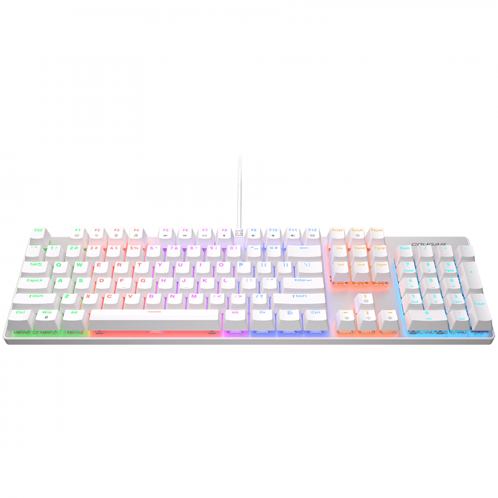 Mechanische Gaming-Tastatur COUGAR Ultimus EX kabelgebunden RGB weiß