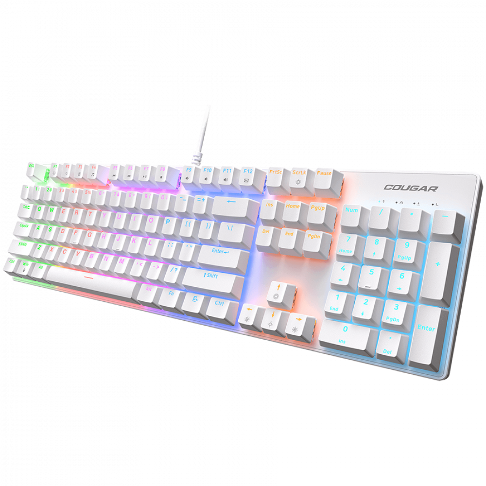 Mechanische Gaming-Tastatur COUGAR Ultimus EX kabelgebunden RGB weiß