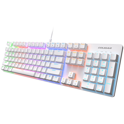 Mechanische Gaming-Tastatur COUGAR Ultimus EX kabelgebunden RGB weiß