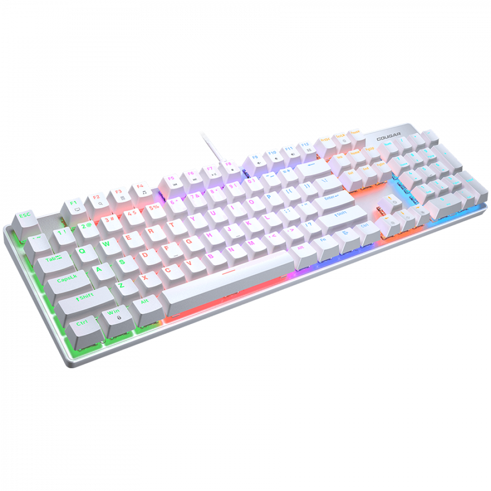 Mechanische Gaming-Tastatur COUGAR Ultimus EX kabelgebunden RGB weiß