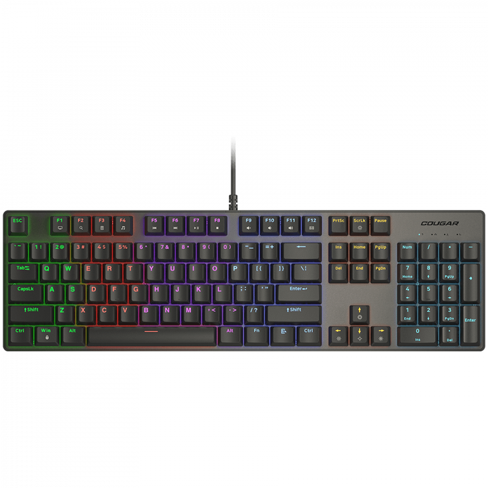 Gaming mechanische Tastatur COUGAR Ultimus EX mit RGB-Beleuchtung, schwarz