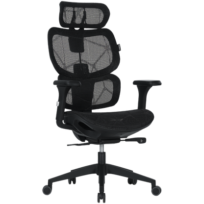 Fotel gamingowy ergonomiczny siatka mesh Canyon MOCH01 czarny