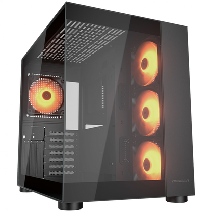 PC-Gehäuse COUGAR FV150 RGB Midi Tower schwarz