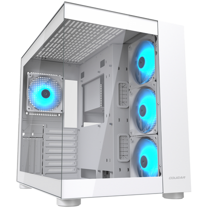 PC-Gehäuse COUGAR FV150 RGB Midi Tower weiß