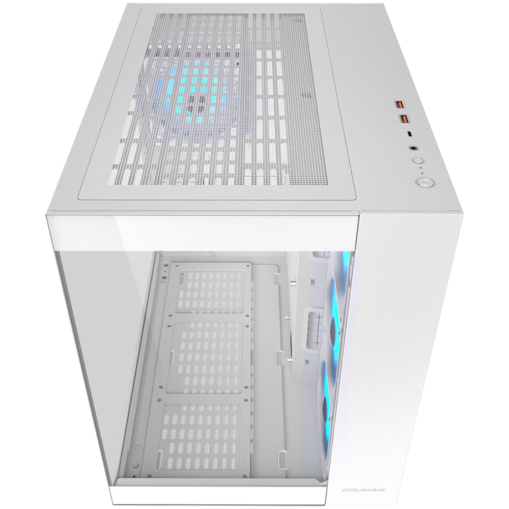 PC-Gehäuse COUGAR FV150 RGB Midi Tower weiß