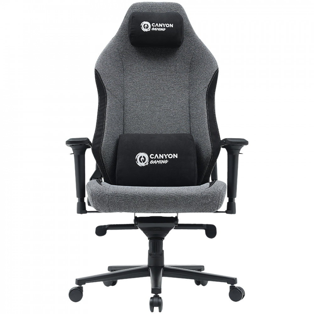 Fotel gamingowy ergonomiczny King Size Canyon XLCH01 szary