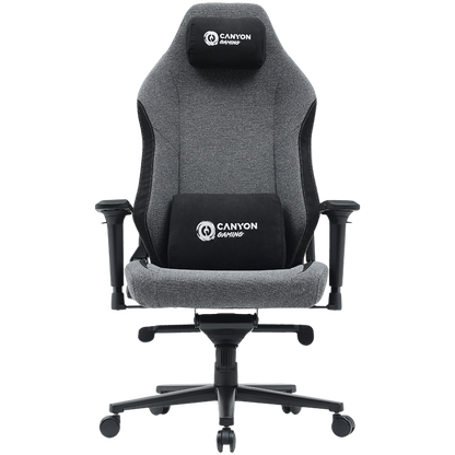 Fotel gamingowy ergonomiczny King Size Canyon XLCH01 szary