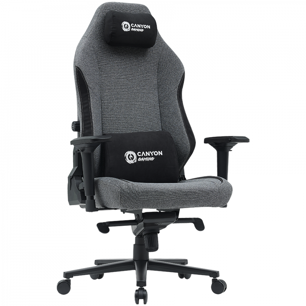 Fotel gamingowy ergonomiczny King Size Canyon XLCH01 szary