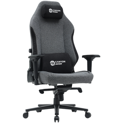 Fotel gamingowy ergonomiczny King Size Canyon XLCH01 szary