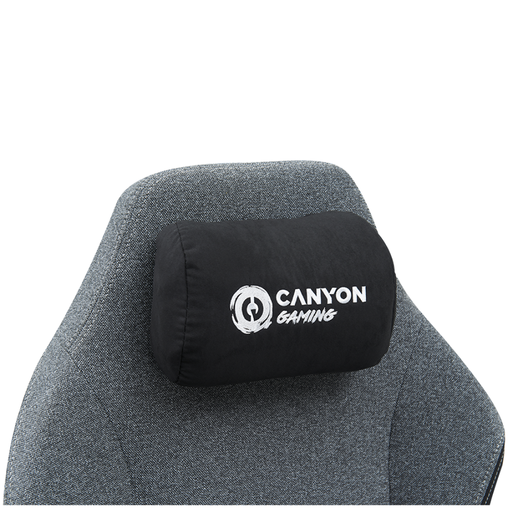 Fotel gamingowy ergonomiczny King Size Canyon XLCH01 szary
