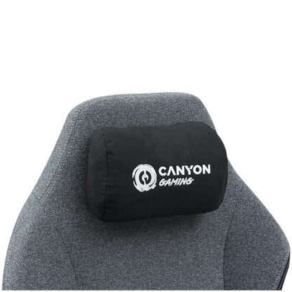 Fotel gamingowy ergonomiczny King Size Canyon XLCH01 szary