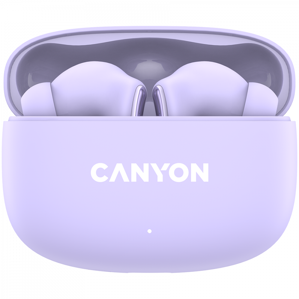 Słuchawki dokanałowe bezprzewodowe Canyon OnGo 9 fioletowy