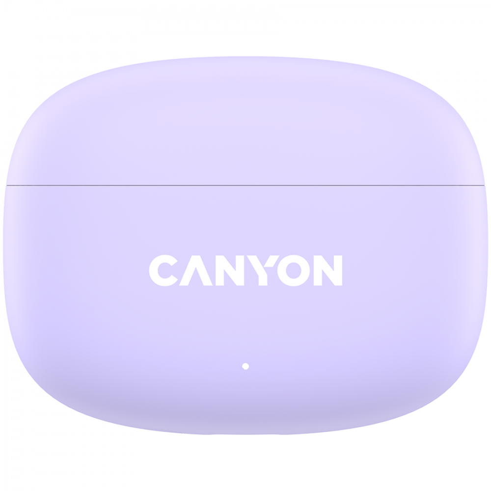 Słuchawki dokanałowe bezprzewodowe Canyon OnGo 9 fioletowy