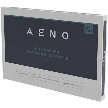 HEPA 13 Activated Carbon Filter for Aeno AAPF2 Air Purifier, Black